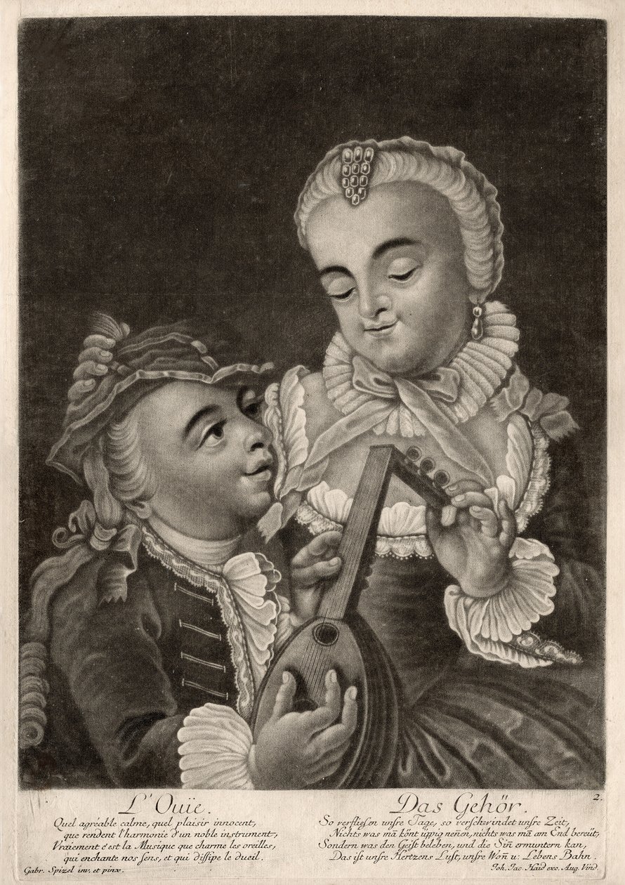 A meghallgatás, Augsburg, 1760 körül (metszet) alkotó: Unbekannter Künstler