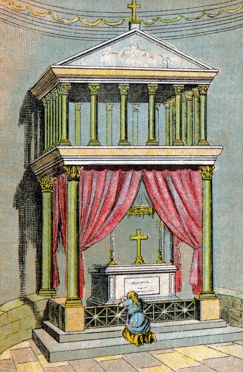 Szent Márton sírja, 1900 körül (illusztráció) alkotó: Unbekannter Künstler