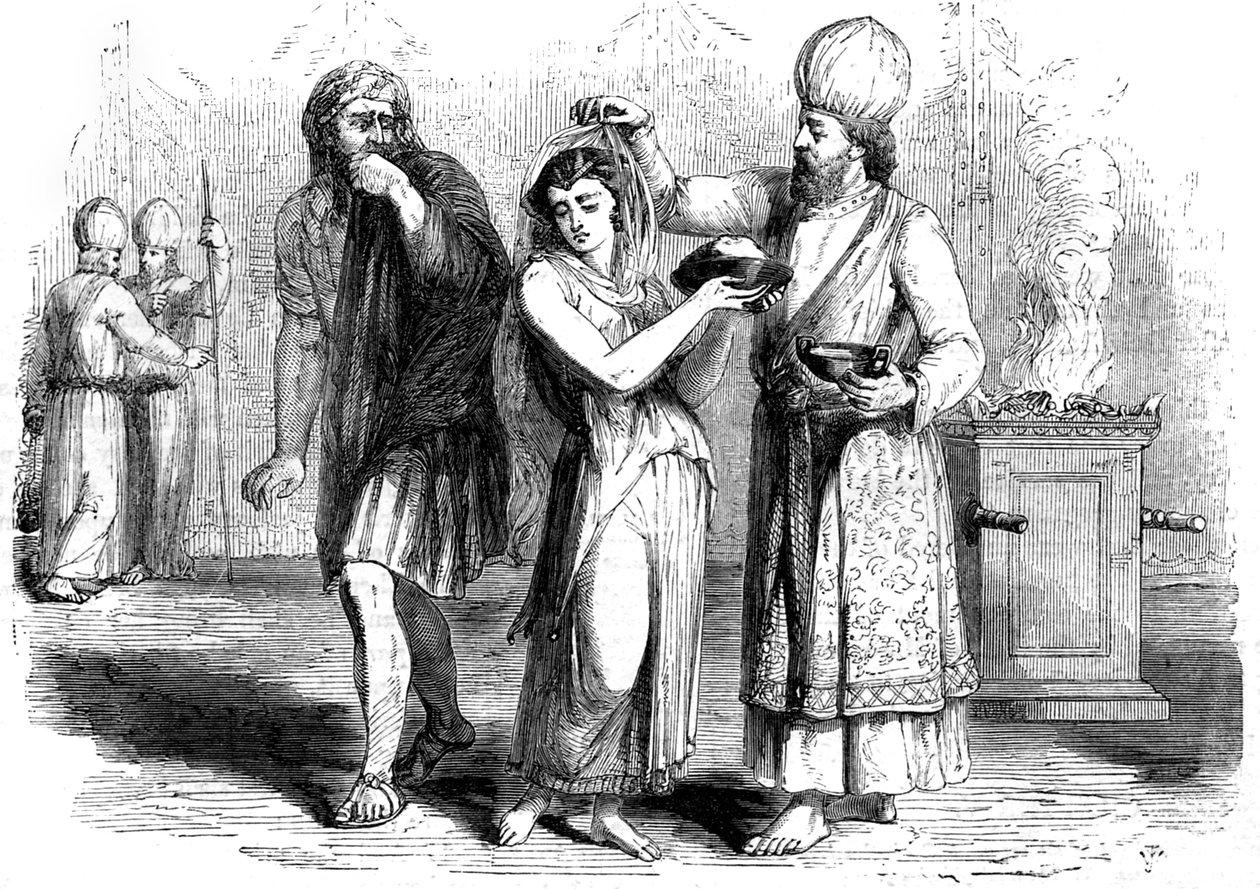 A féltékenység próbája - Biblia alkotó: Unbekannter Künstler