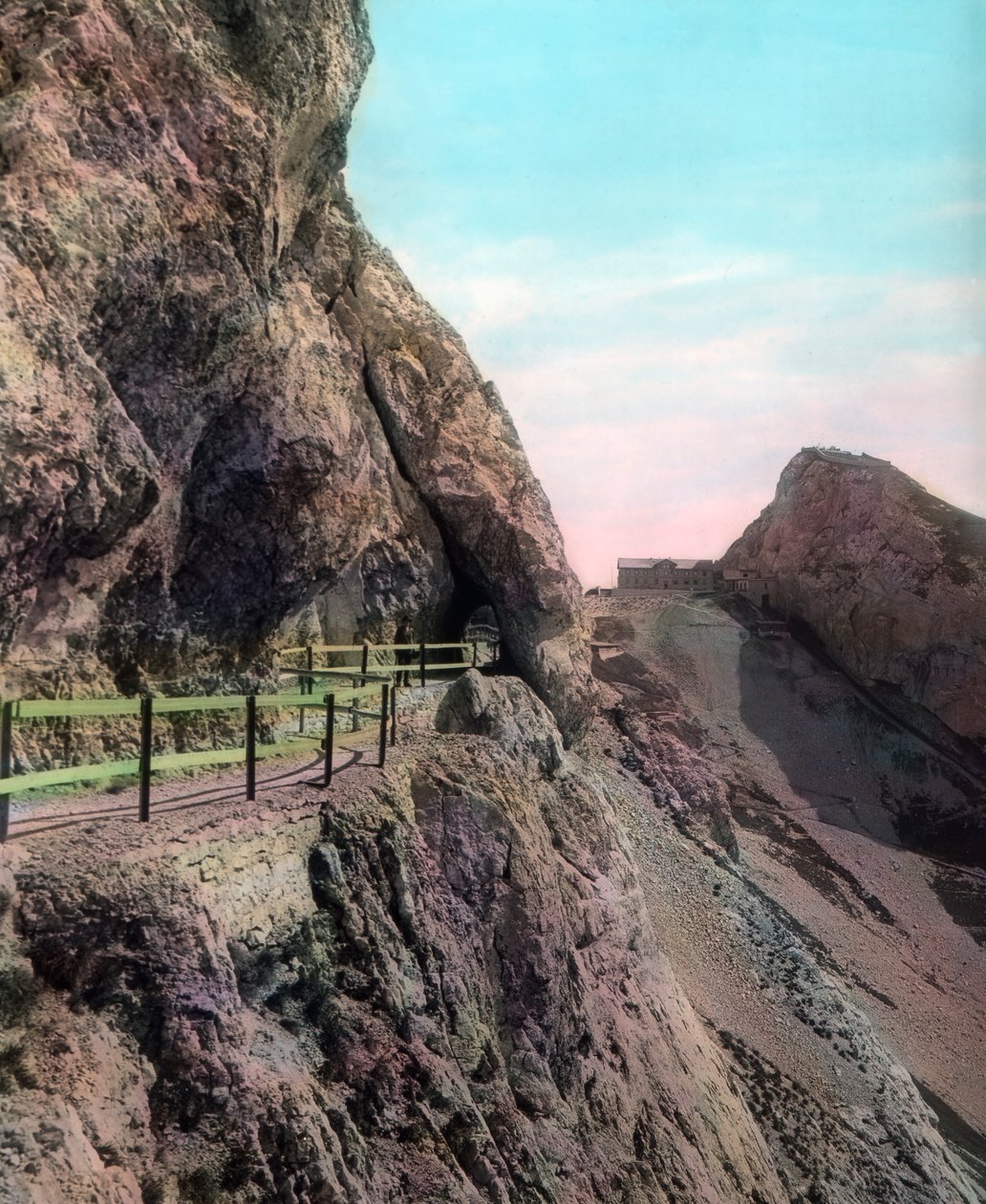 Út a Tomlishorn-csúcshoz Svájcban, az 1910-es évek körül alkotó: Unbekannter Künstler