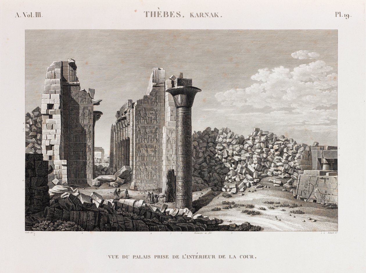 Thebes: Karnak alkotó: Unbekannt