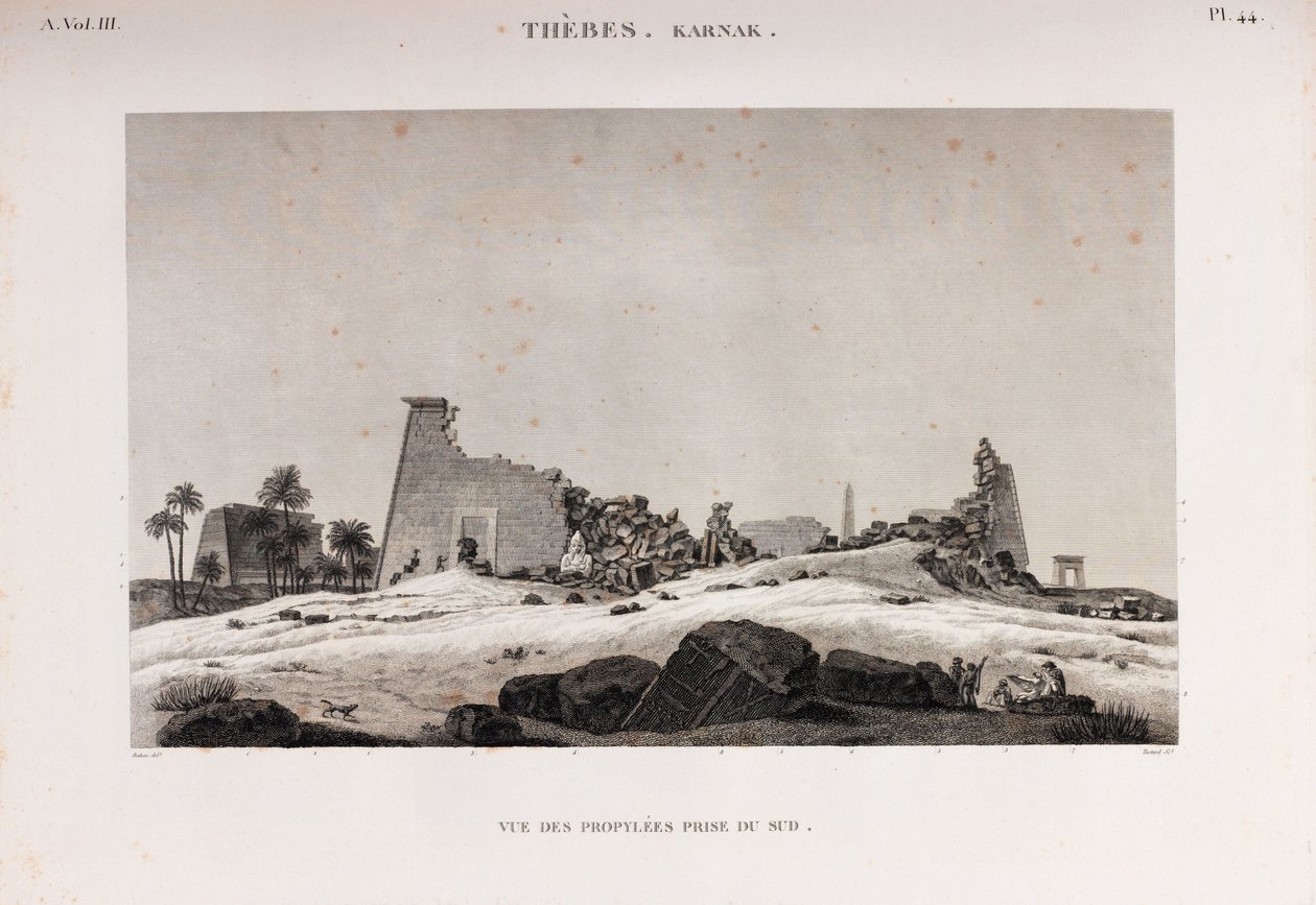 Thebes: Karnak alkotó: Unbekannt