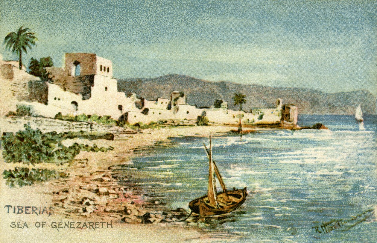 Tiberias - sea of Genezareth alkotó: Unbekannter Künstler