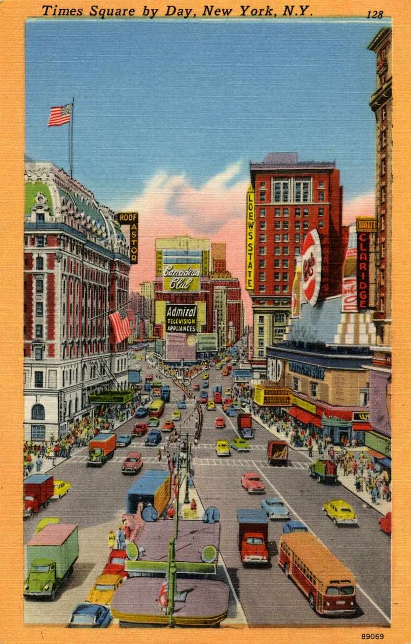 Times Square nappal: New York City, New York alkotó: Unbekannter Künstler