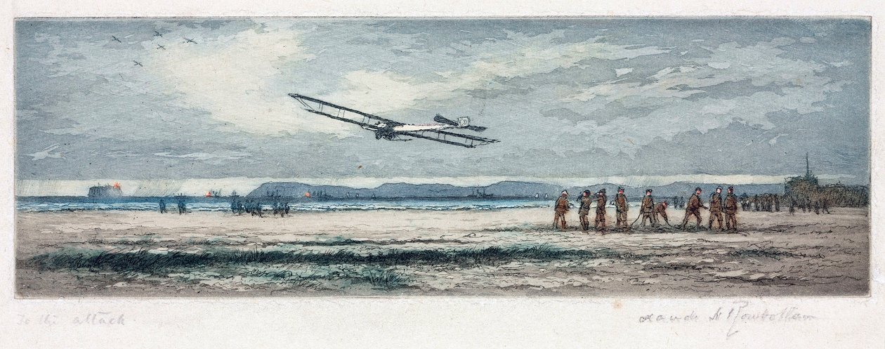 „To the Attack”, c 1914-1918 alkotó: Unbekannt
