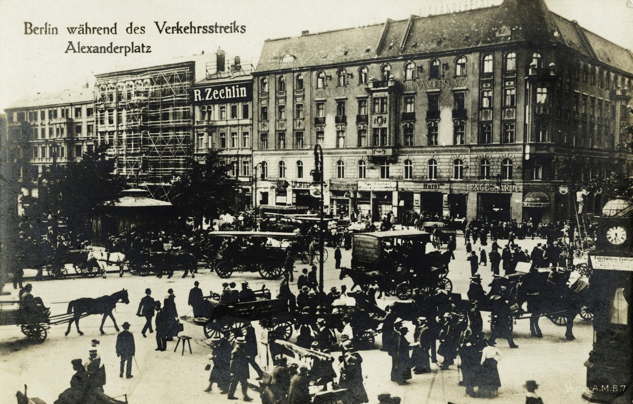 Közlekedési sztrájkok Berlinben alkotó: Unbekannter Künstler