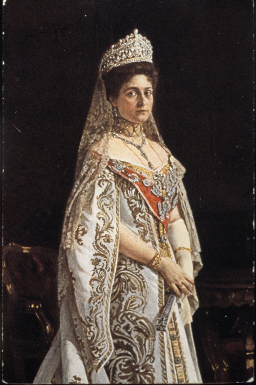 Alekszandra Fjodorovna cárnő (1872-1918). alkotó: Unbekannter Künstler