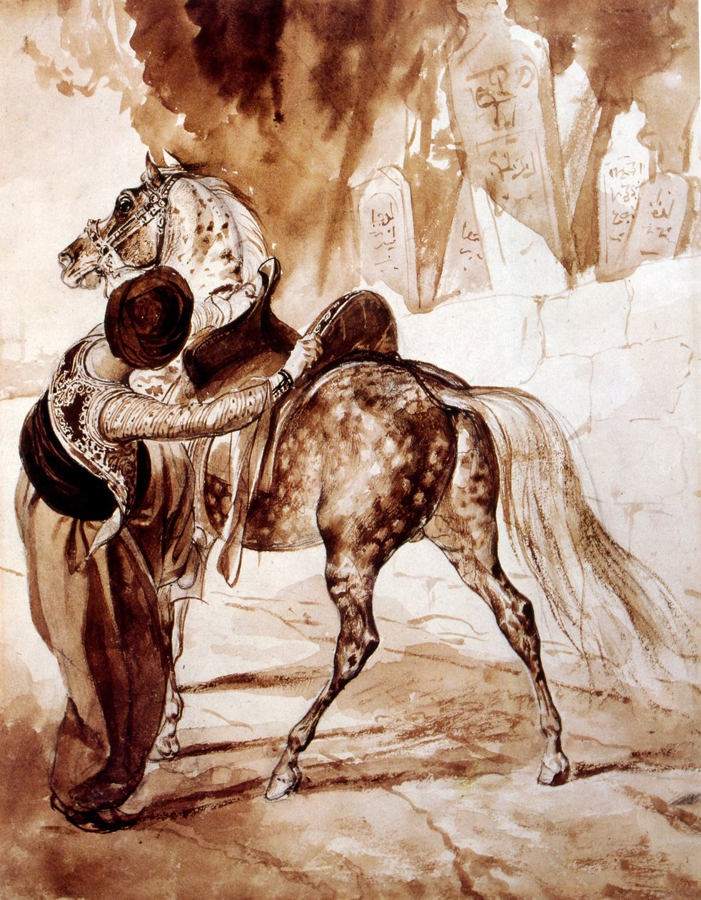 Lóra ültetett török. 1835 Karl Pavlovics Brjullov (1799 1852) orosz festő. Az orosz neoklasszicizmusból a romantikába való átmenet kulcsfigurájának tartják. alkotó: Unbekannter Künstler