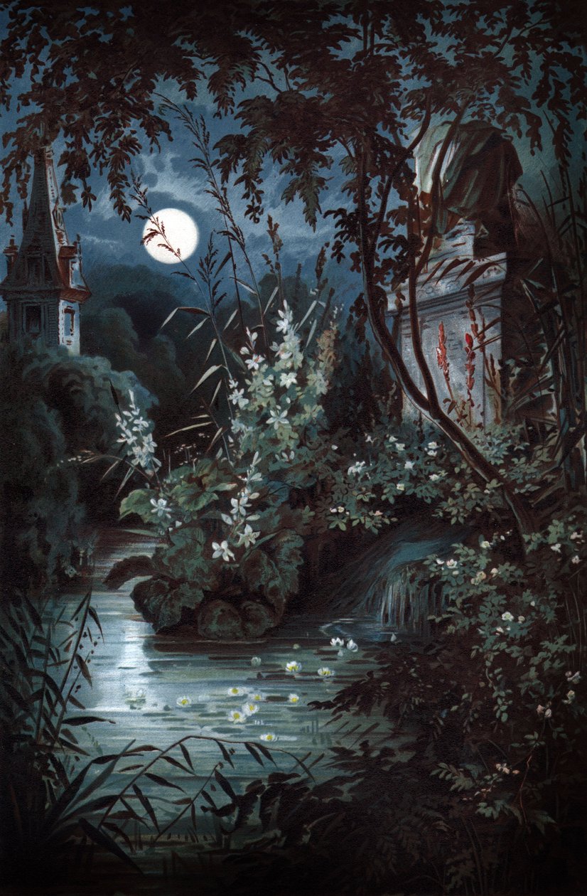 Undine, 1900 körül (illusztráció) alkotó: Unbekannter Künstler
