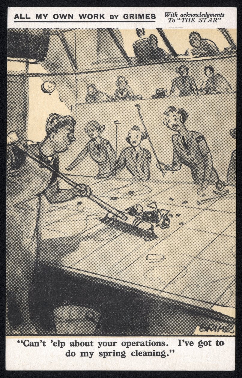 Egyesült Királyság: humoros képeslap, amelyet a második világháború alatt készített a Raphael Tuck & Sons Ltd alkotó: Unbekannt