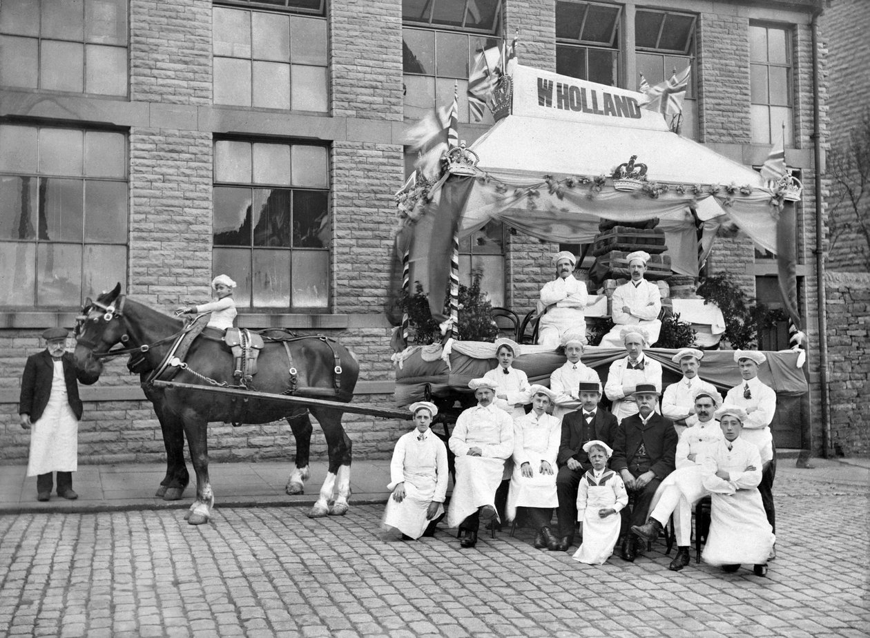 Egyesült Királyság: The Hollands Pie Carnival Float. Manchester, 1910 alkotó: Unbekannt
