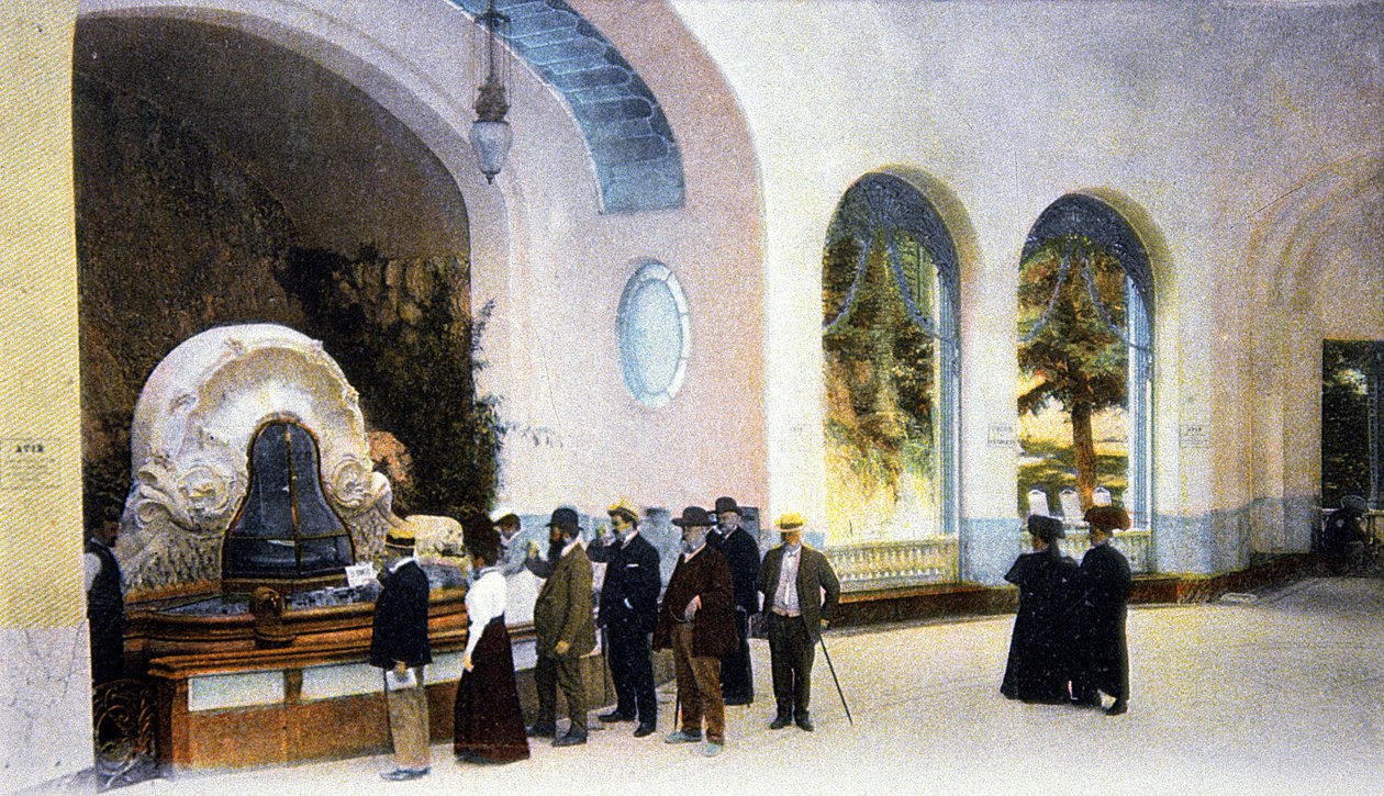 Vichy, celestins-forrás, 1910 körül (képeslap) alkotó: Unbekannter Künstler
