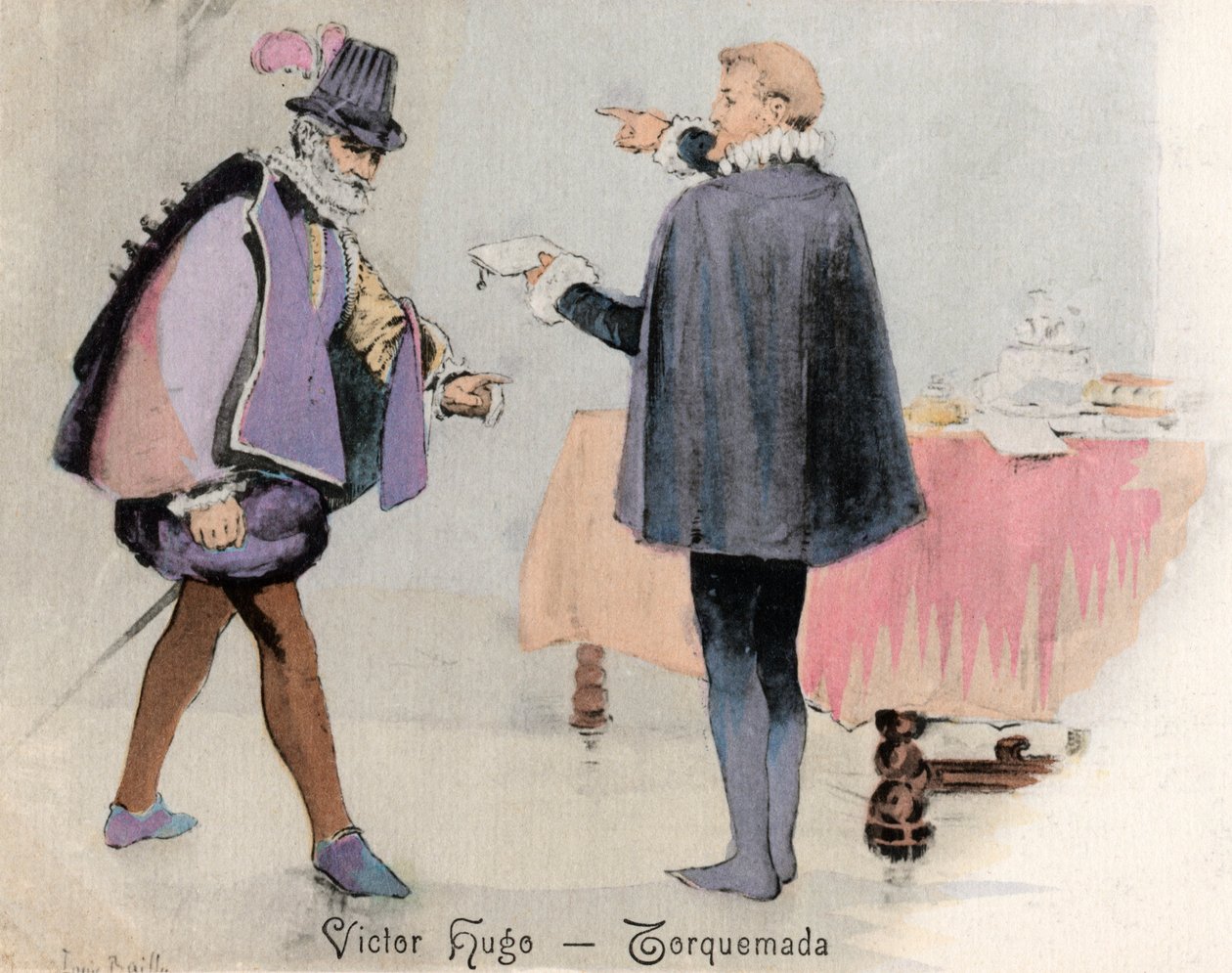 Victor Hugo - illusztráció alkotó: Unbekannter Künstler
