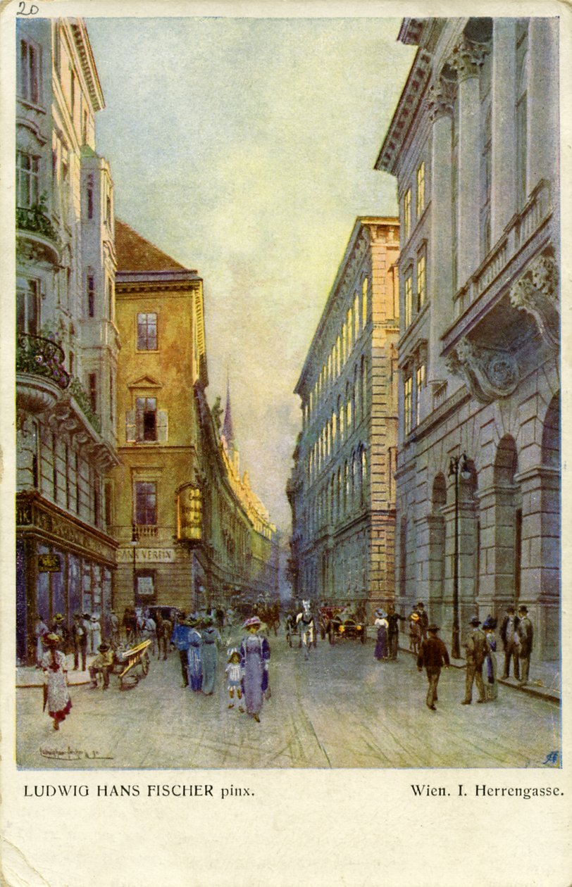 Bécs, Ausztria: Herrengasse alkotó: Unbekannter Künstler