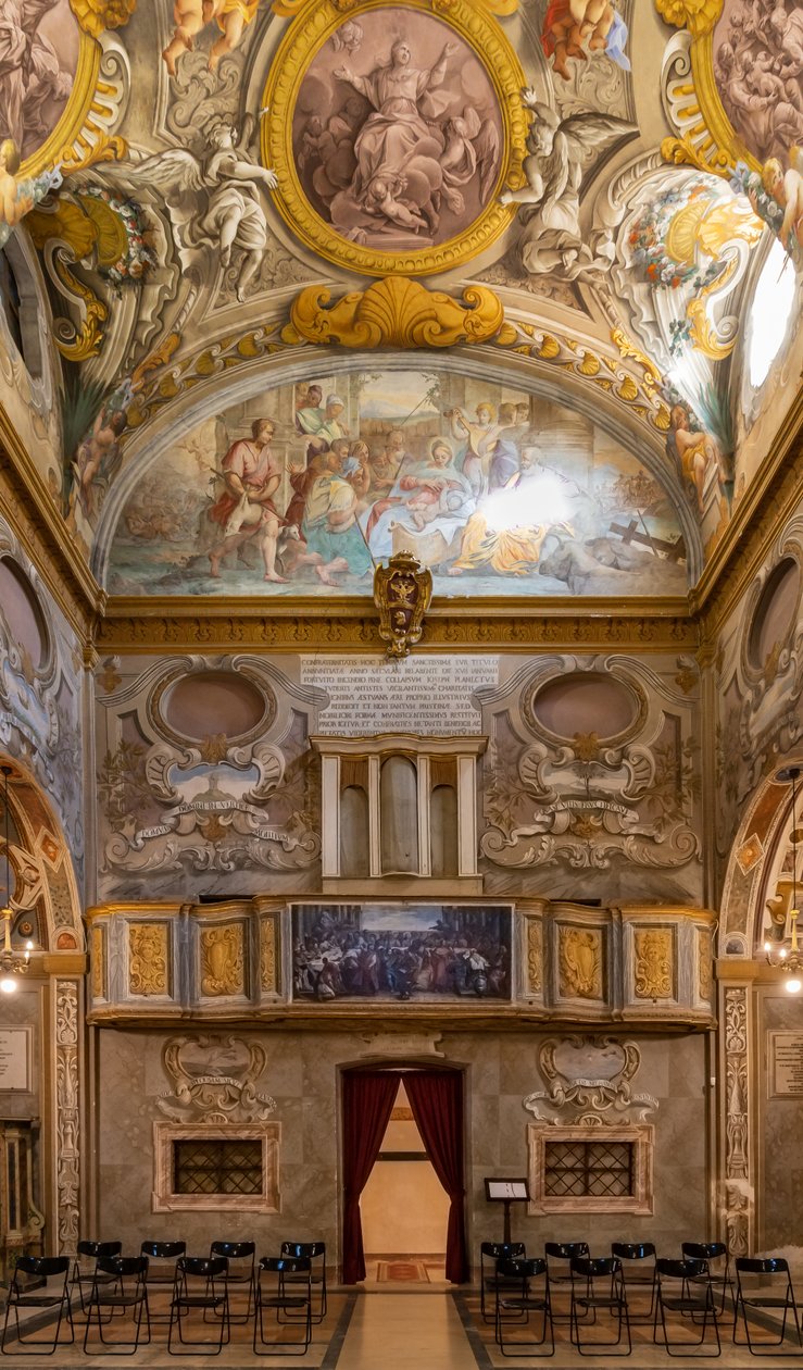 Kilátás az ellenhomlokzatra, Nunziatina templom, Todi, Umbria, Olaszország (fotó) alkotó: Unbekannter Künstler