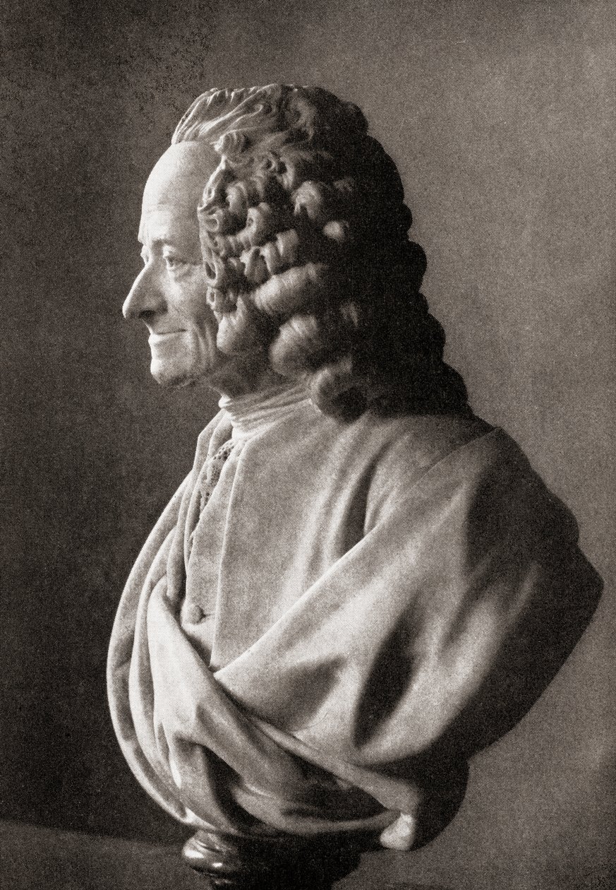 Voltaire, A filozófia történetéből, 1926-ban (litho) alkotó: Unbekannt