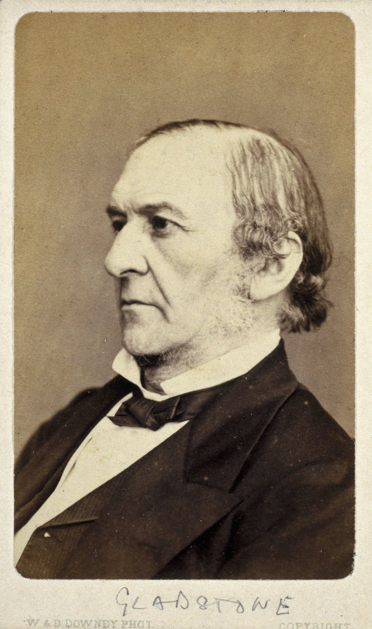 William Ewart Gladstone, angol liberális államférfi, 1870 körül alkotó: Frederick (attr. to) Barnard