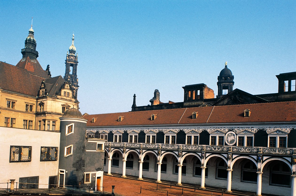 Zwinger-palota szárnya, Drezda (18. század), Szászország, Németország alkotó: Benjamin Baud