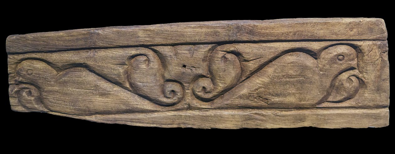 Famunkák „” ferde stílusban”. Egyiptom, 9. század. Faragott fenyő. Musee du Louvre alkotó: William M. Timlin