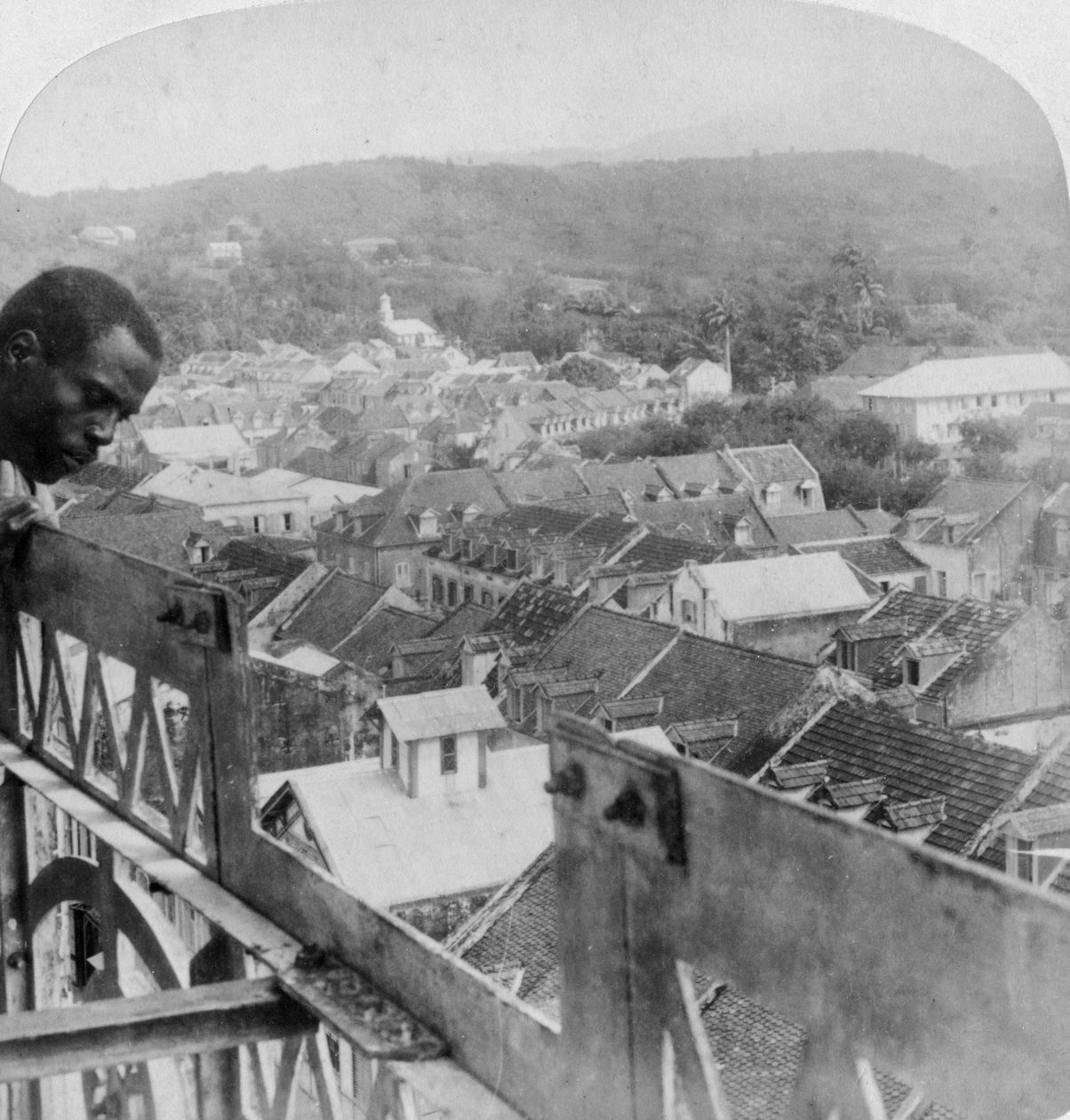 Fort de France, Martinique, 1902. alkotó: Underwood and Underwood