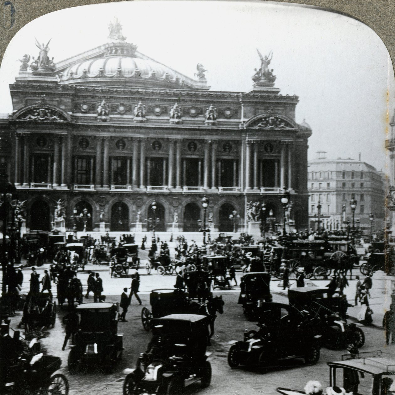 Nagy Operaház, Párizs, 1900-as évek. alkotó: Underwood and Underwood