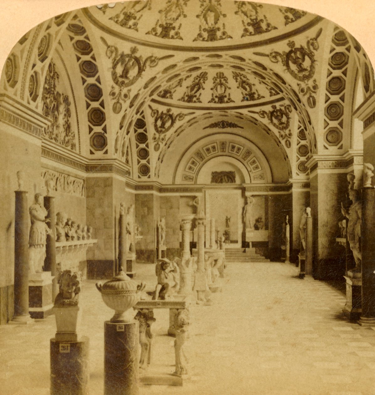 A rómaiak terme, Glyptothek, München, Németország, 1898. alkotó: Underwood and Underwood