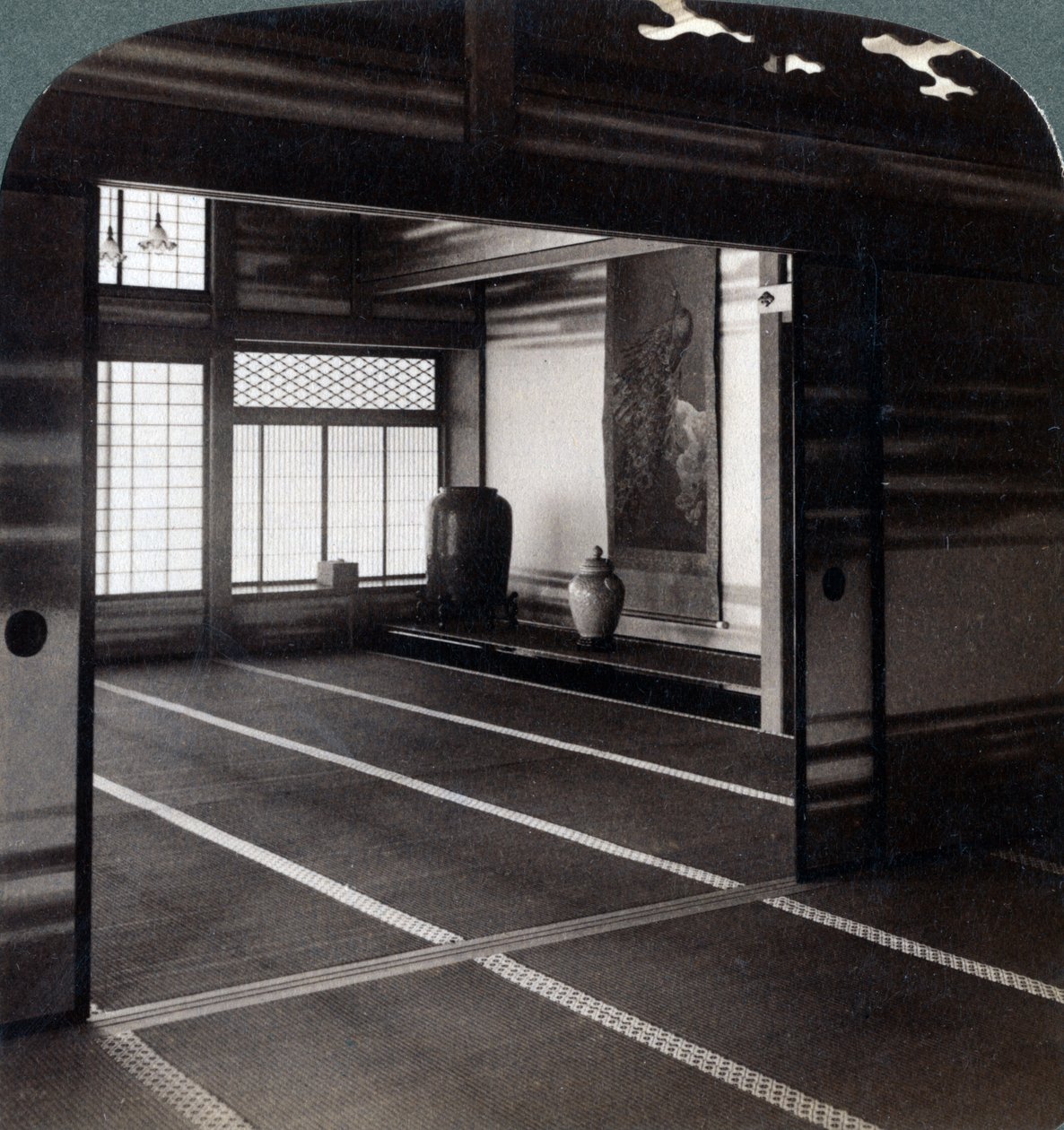 Okuma gróf otthona, Tokió, Japán, 1904 alkotó: Underwood and Underwood