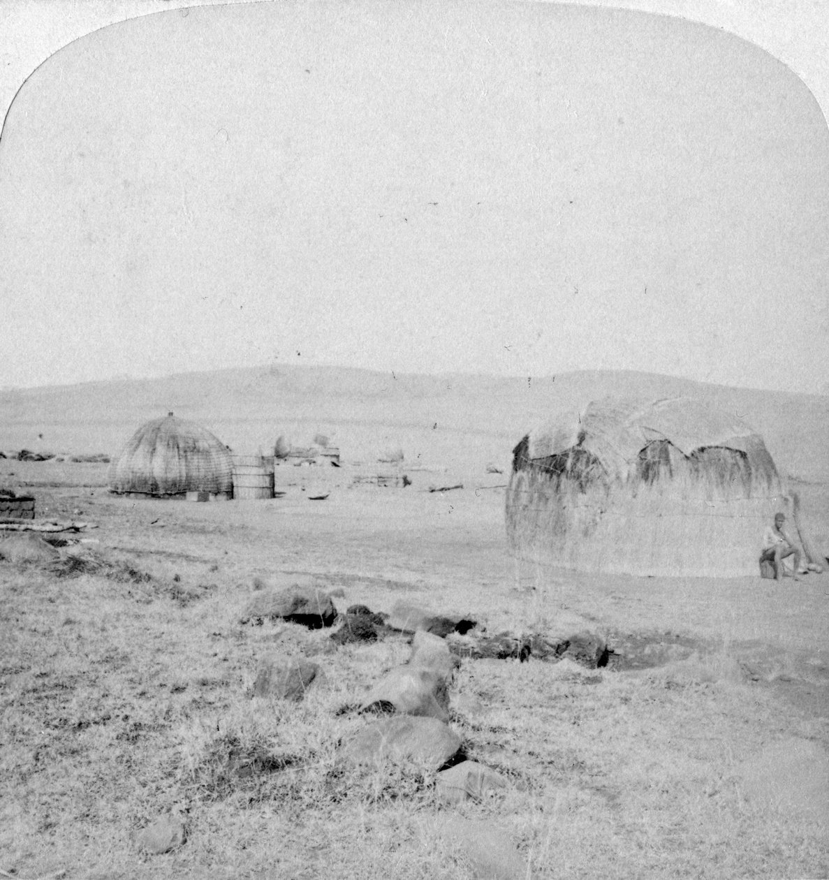 Krantz Kloof, Natal, Dél-Afrika, 2. búr háború, 1901 alkotó: Underwood and Underwood