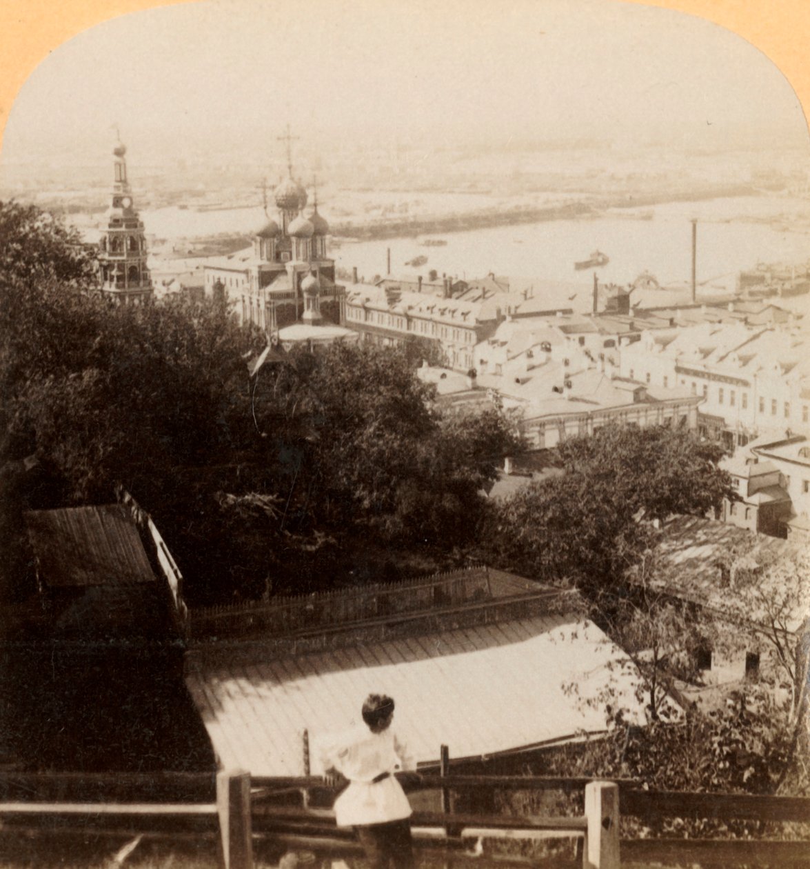 Nyijni-Novgorod, Oroszország, Minden nemzet nyári piaca, 1898. alkotó: Underwood and Underwood