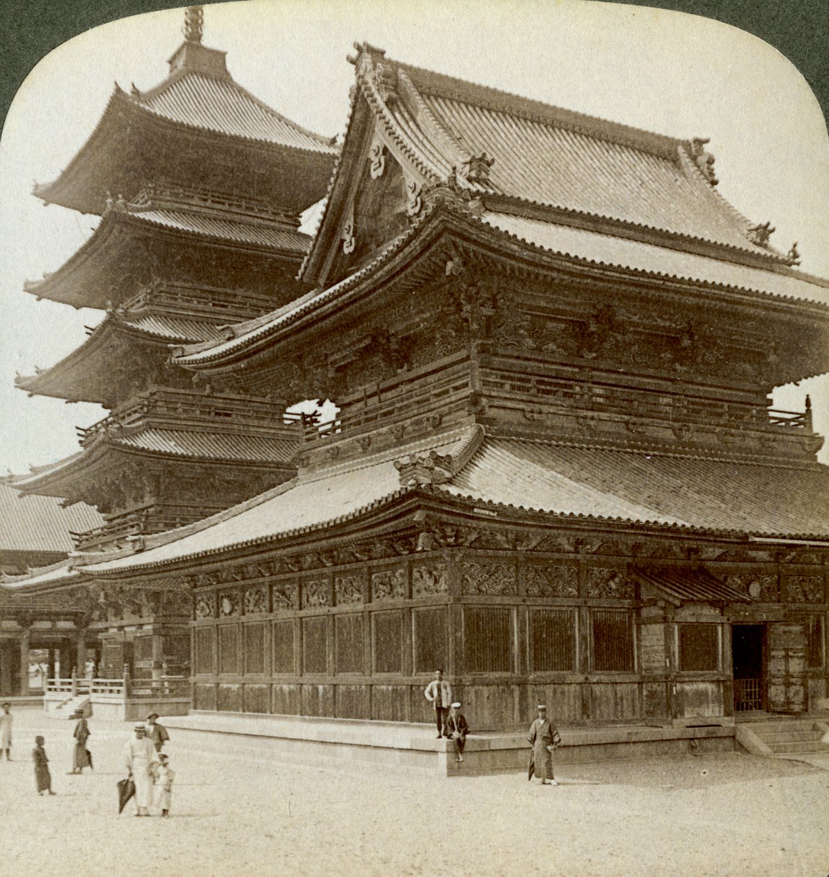 S Tate ly sp Endo r Ofe Viewpoint Oji Hand MP, Kosaka, Japán, 1904 alkotó: Underwood and Underwood