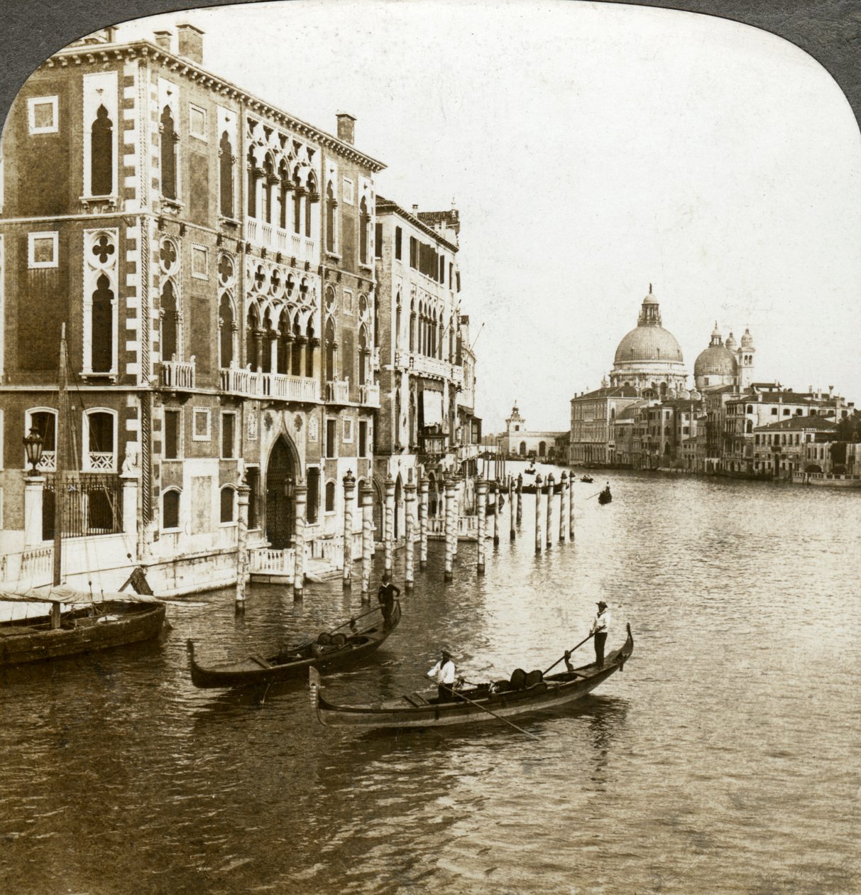 A Canal Grande, Velence, Olaszország. alkotó: Underwood and Underwood