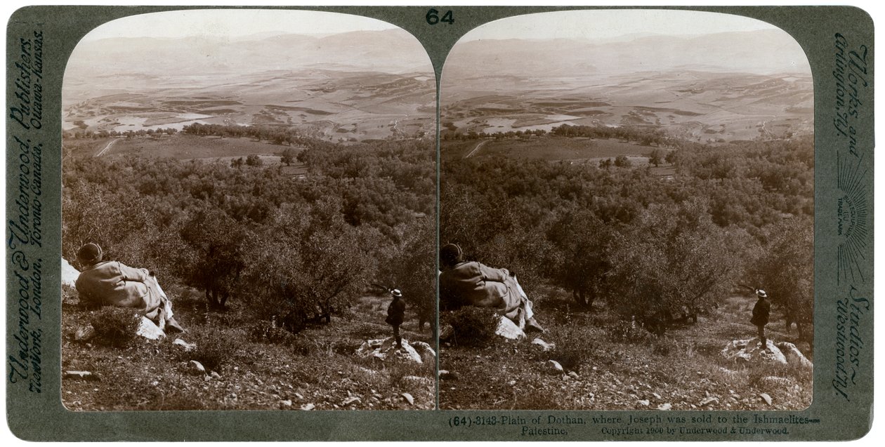 Dothan síksága, Palesztina, 1900. alkotó: Underwood and Underwood