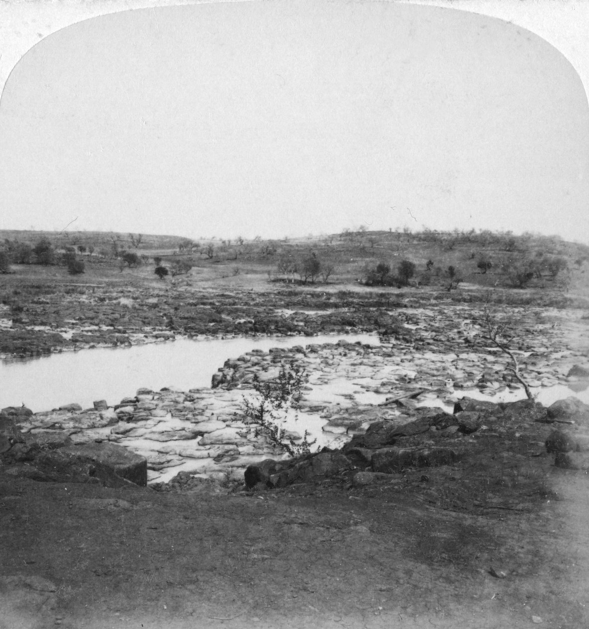 Tugela folyó, Natal, Dél-Afrika, búr háború, 1901 alkotó: Underwood and Underwood