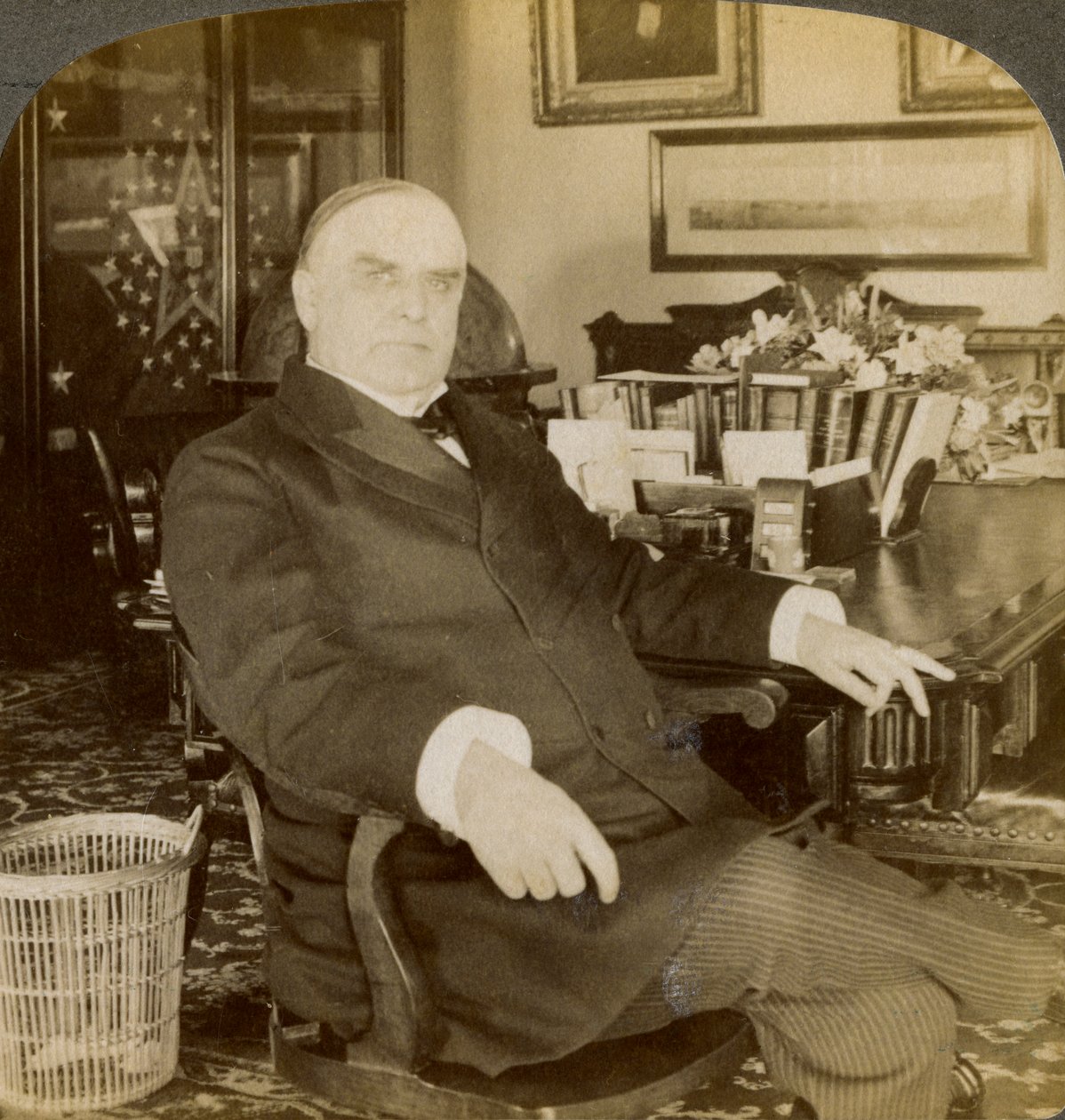 William McKinley, az Egyesült Államok 25. elnöke, 1900 alkotó: Underwood and Underwood
