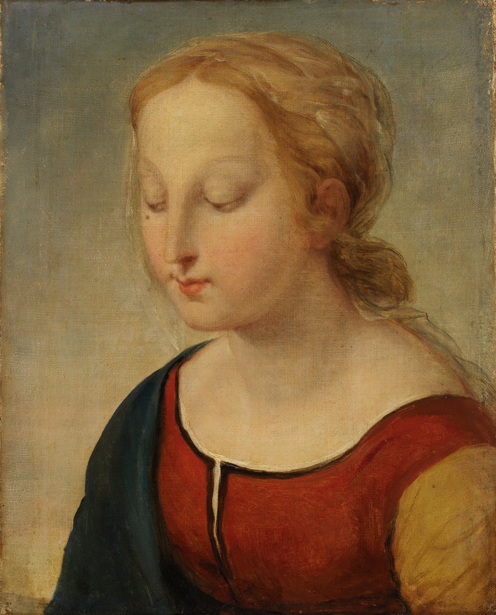 A Madonna feje (a la Belle Jardiniere című filmből) alkotó: Unidentified (European)