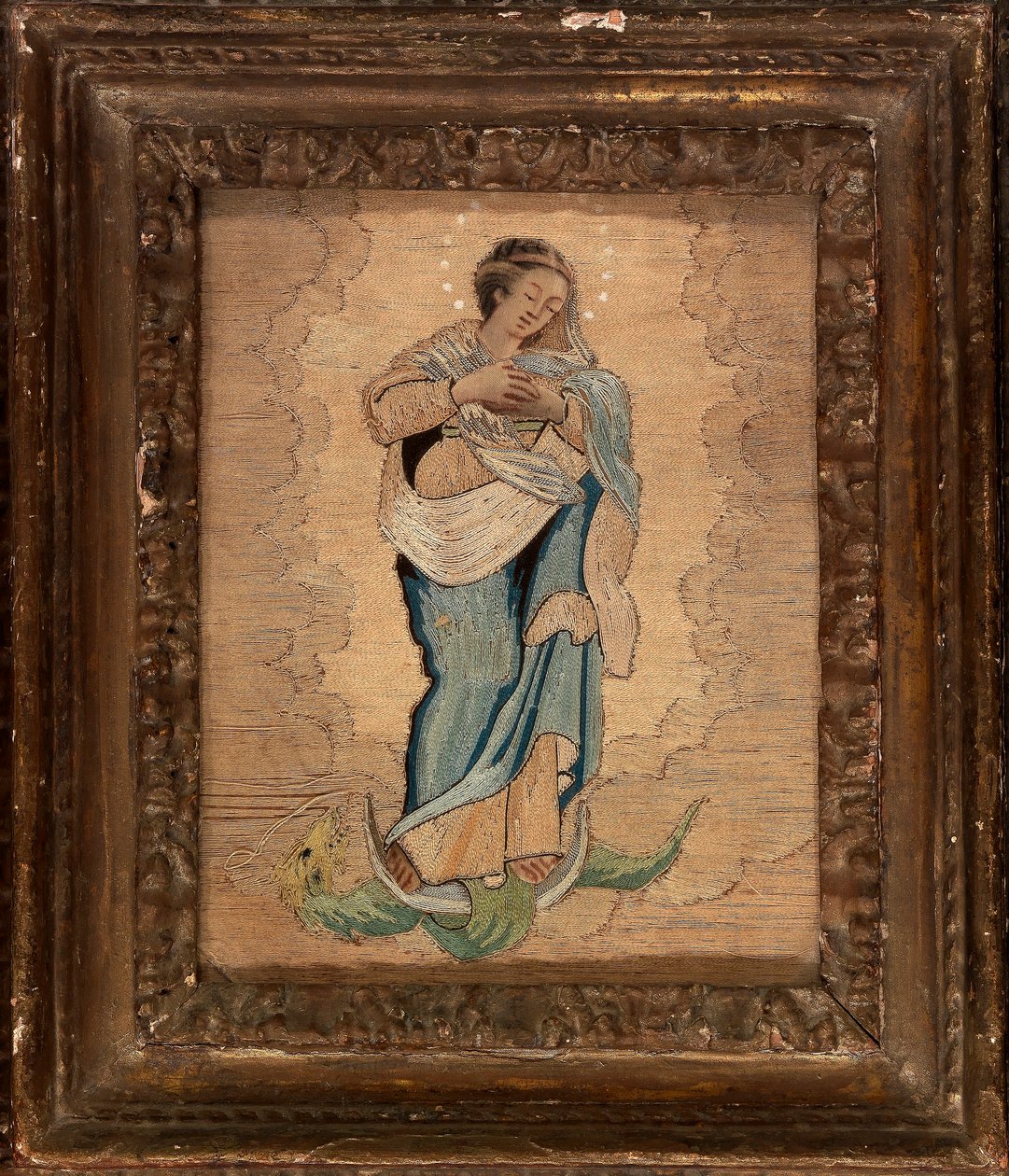 Fabric Madonna kollázs alkotó: Unidentified