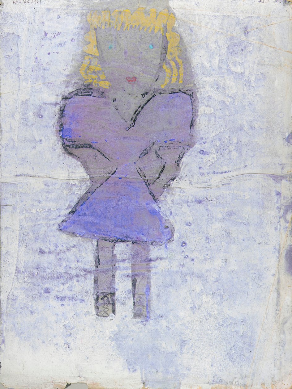 Szőke hajú lány alkotó: Unidentified