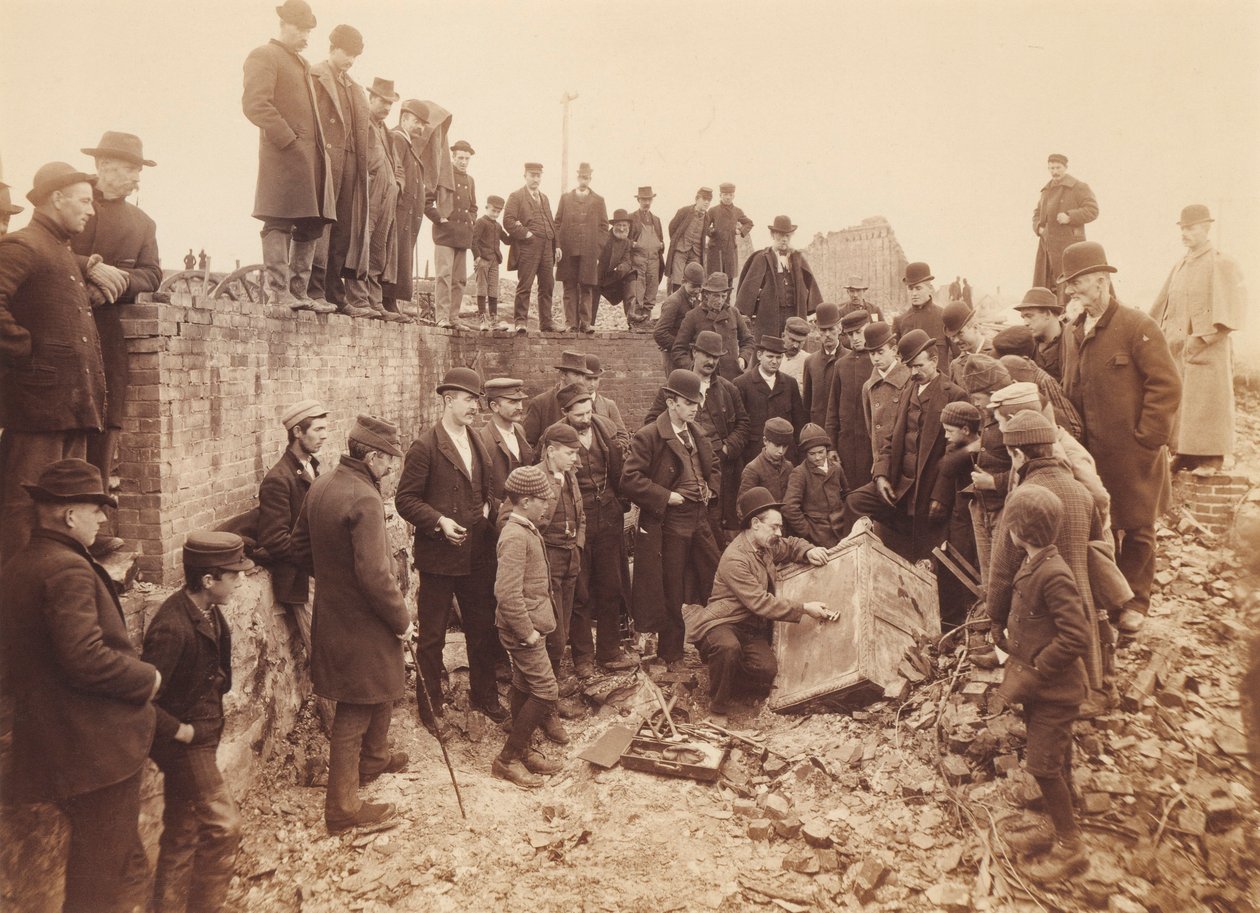 [Miller és Bisbee széfjének kinyitása] alkotó: Unidentified