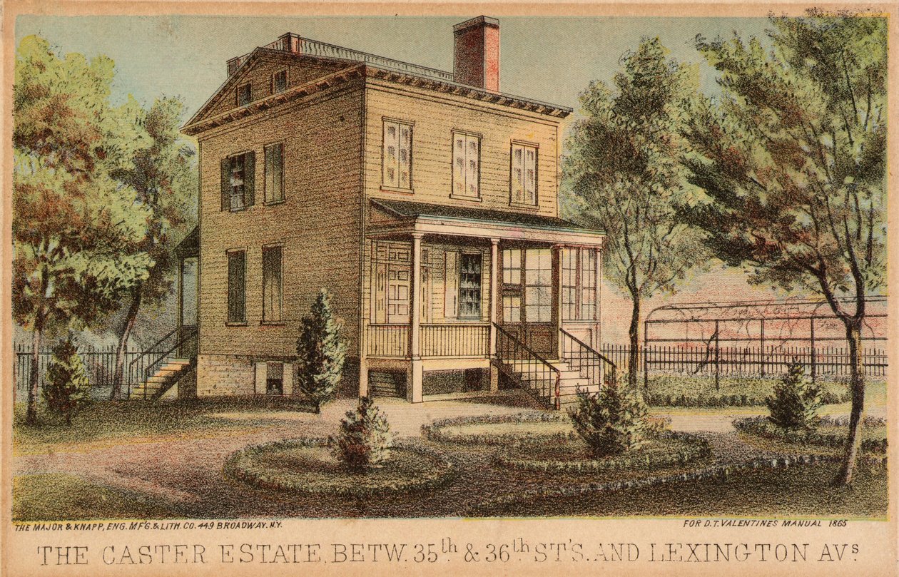 A Carter Estate a 35. és 36. utca és a Lexington Avenue között alkotó: Unidentified