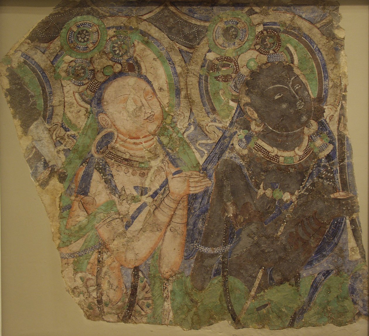 Két imádó bódhiszattva alkotó: Unidentified