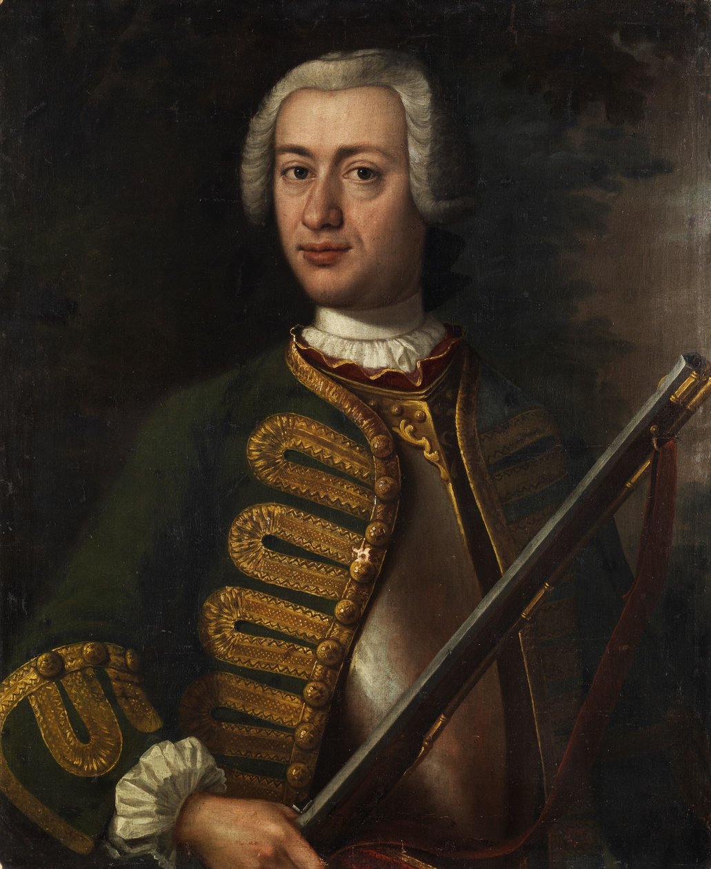 Egy nemes portréja alkotó: Unidentified painter label QS