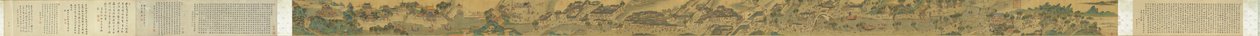 A folyó mentén a Qingming fesztivál alatt (Suzhou utánzat) alkotó: Unknown