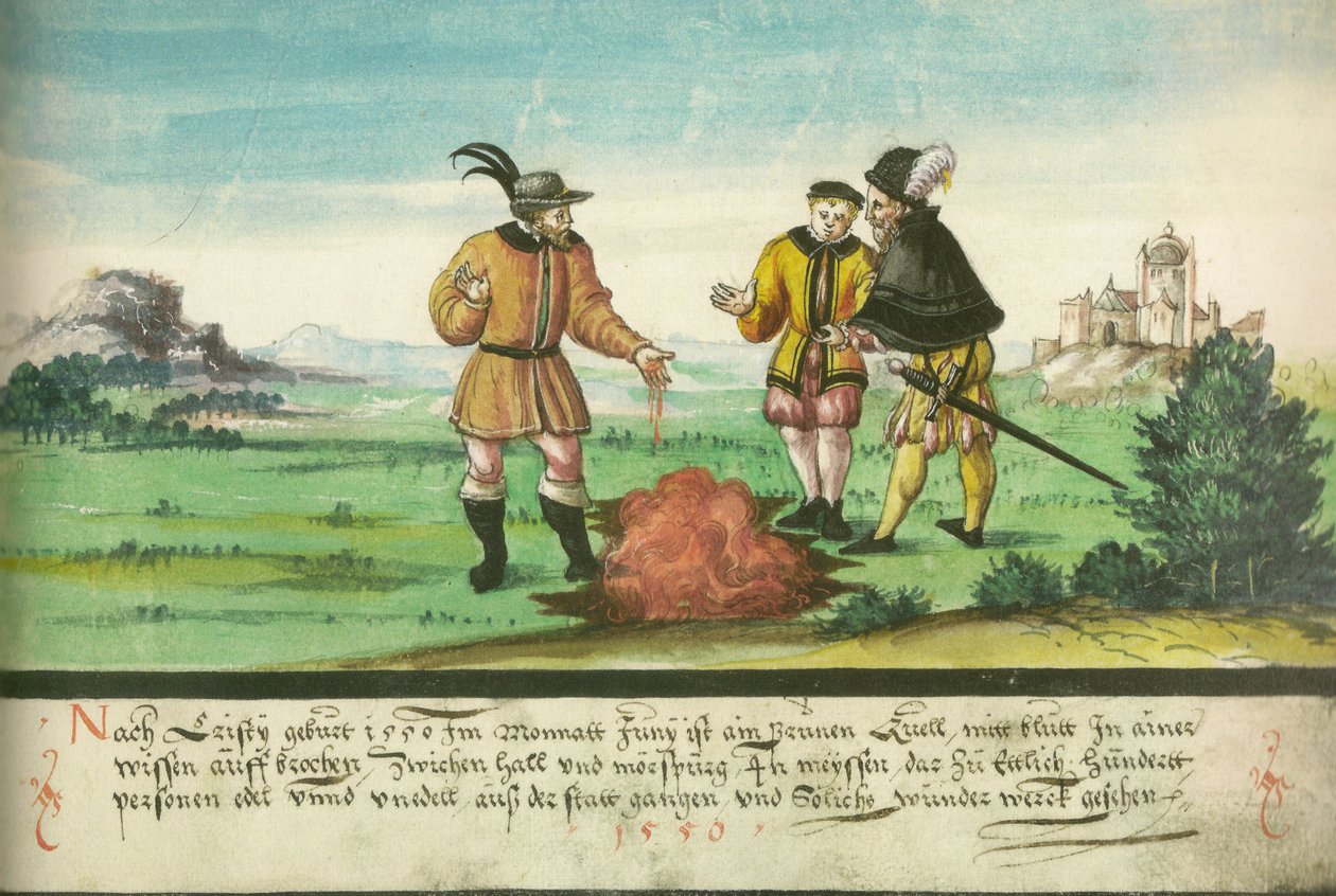 Vérforrás, 1550. június Halle és Merseburg között alkotó: Unknown