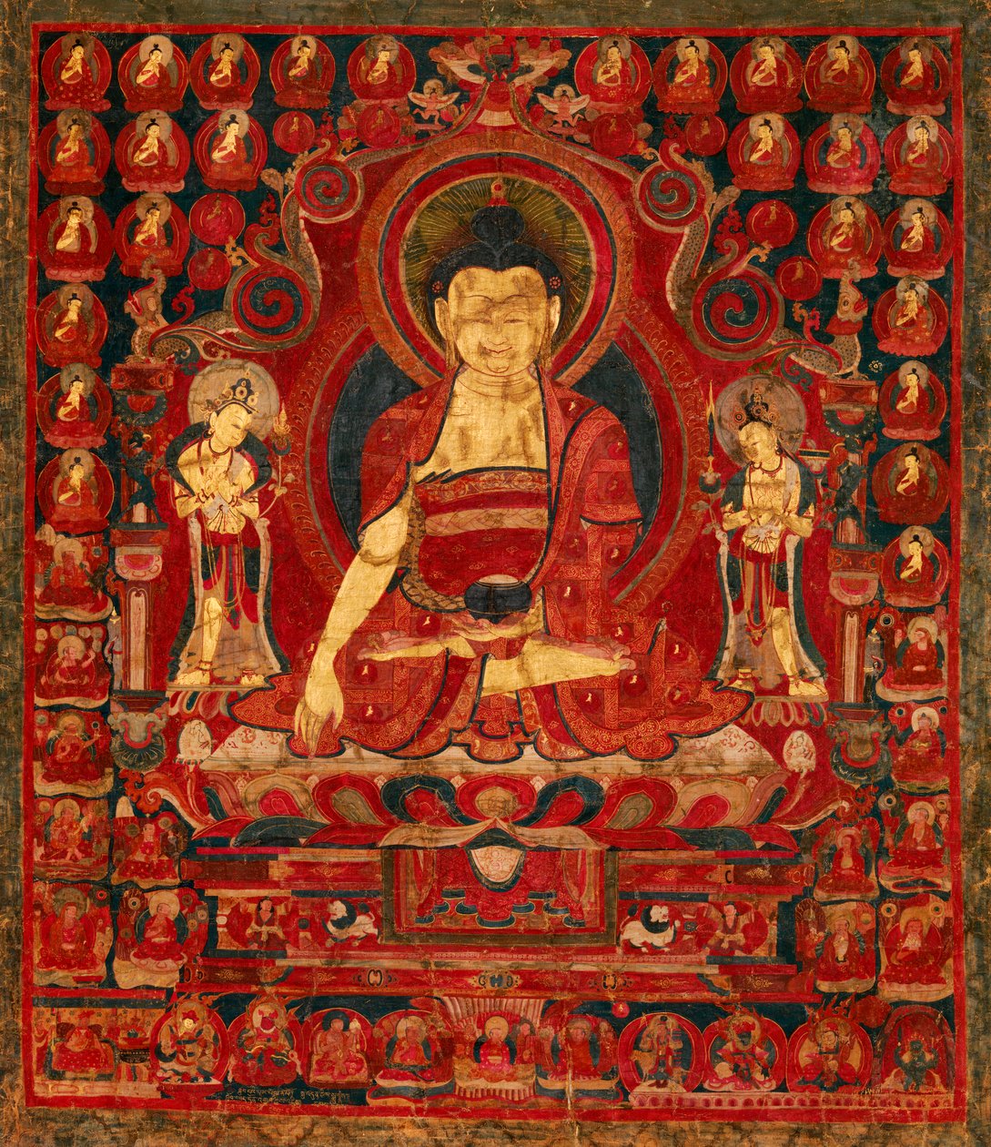 Buddha Shakyamuni, mint a Munis ura. Nyugat-Tibet (Guge). alkotó: Unknown