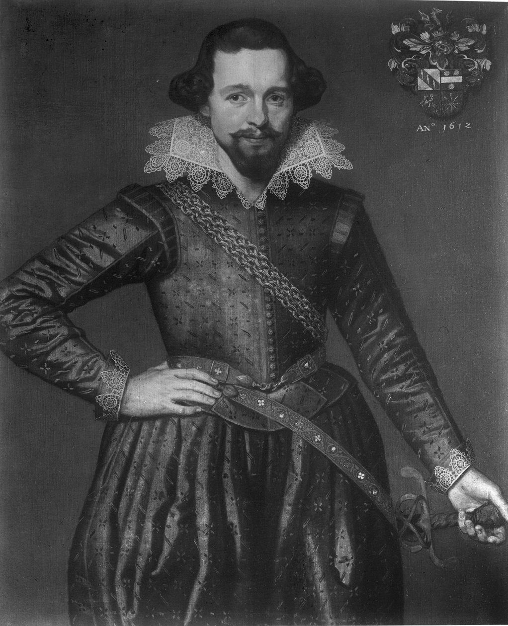 Részlet Edzard Jacob Clant van Nijestein (1584-1648) portréjából. alkotó: Unknown