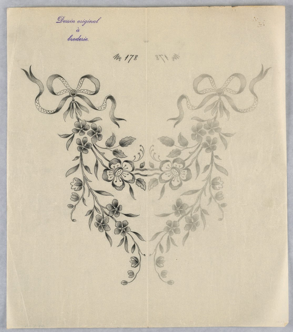 Rajz, Hímzésminták, kb. 1890 alkotó: Unknown