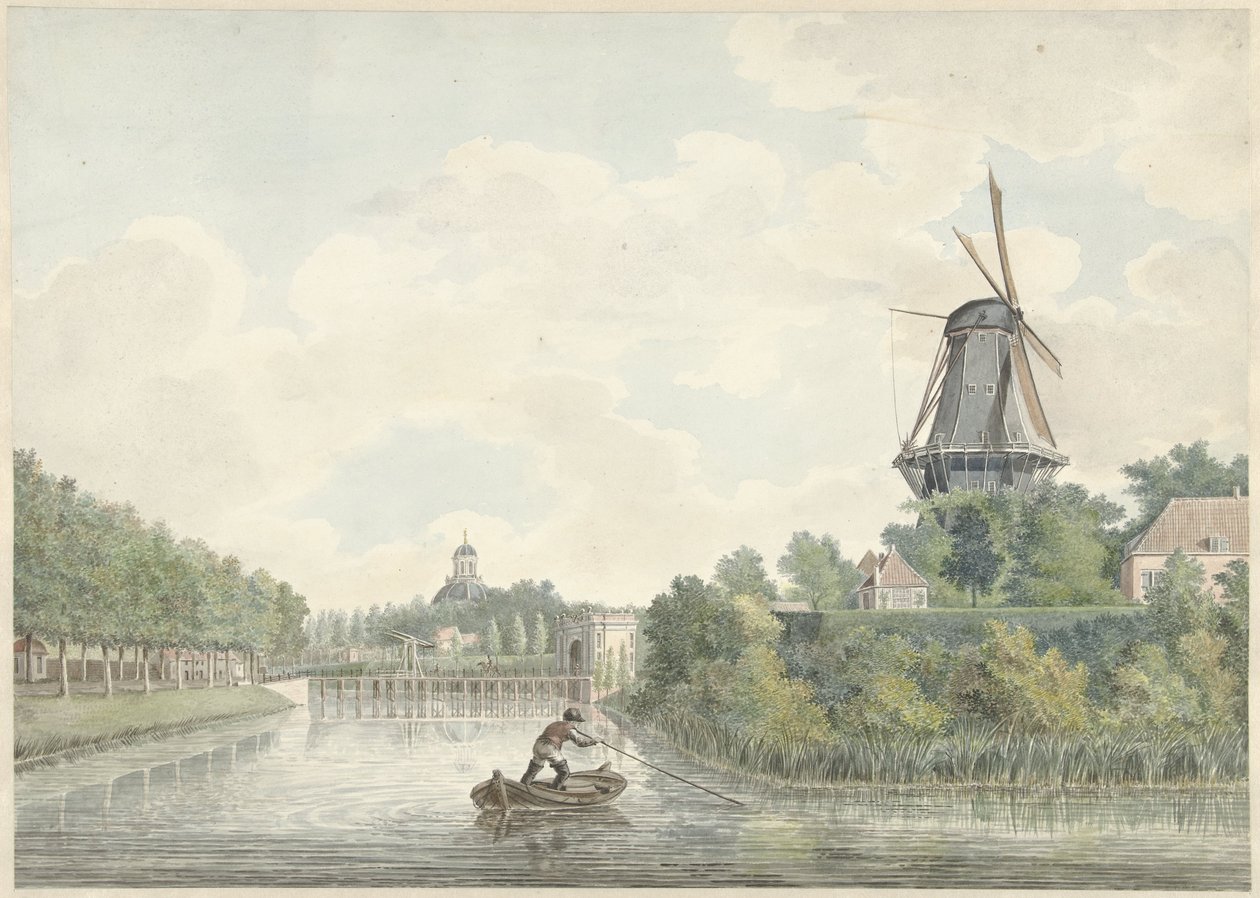 Kilátás Middelburg városfalaira alkotó: Unknown