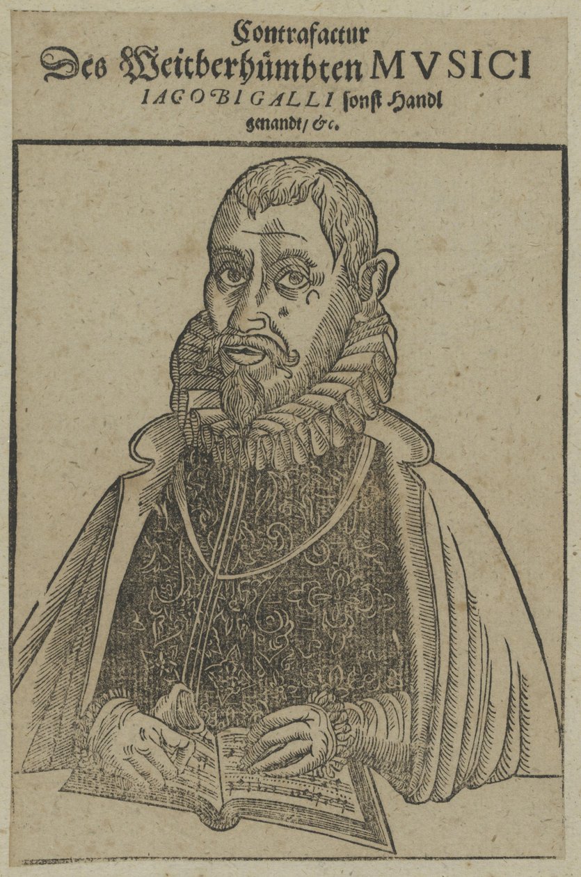 Jakob Petelin Gallus alkotó: Unknown