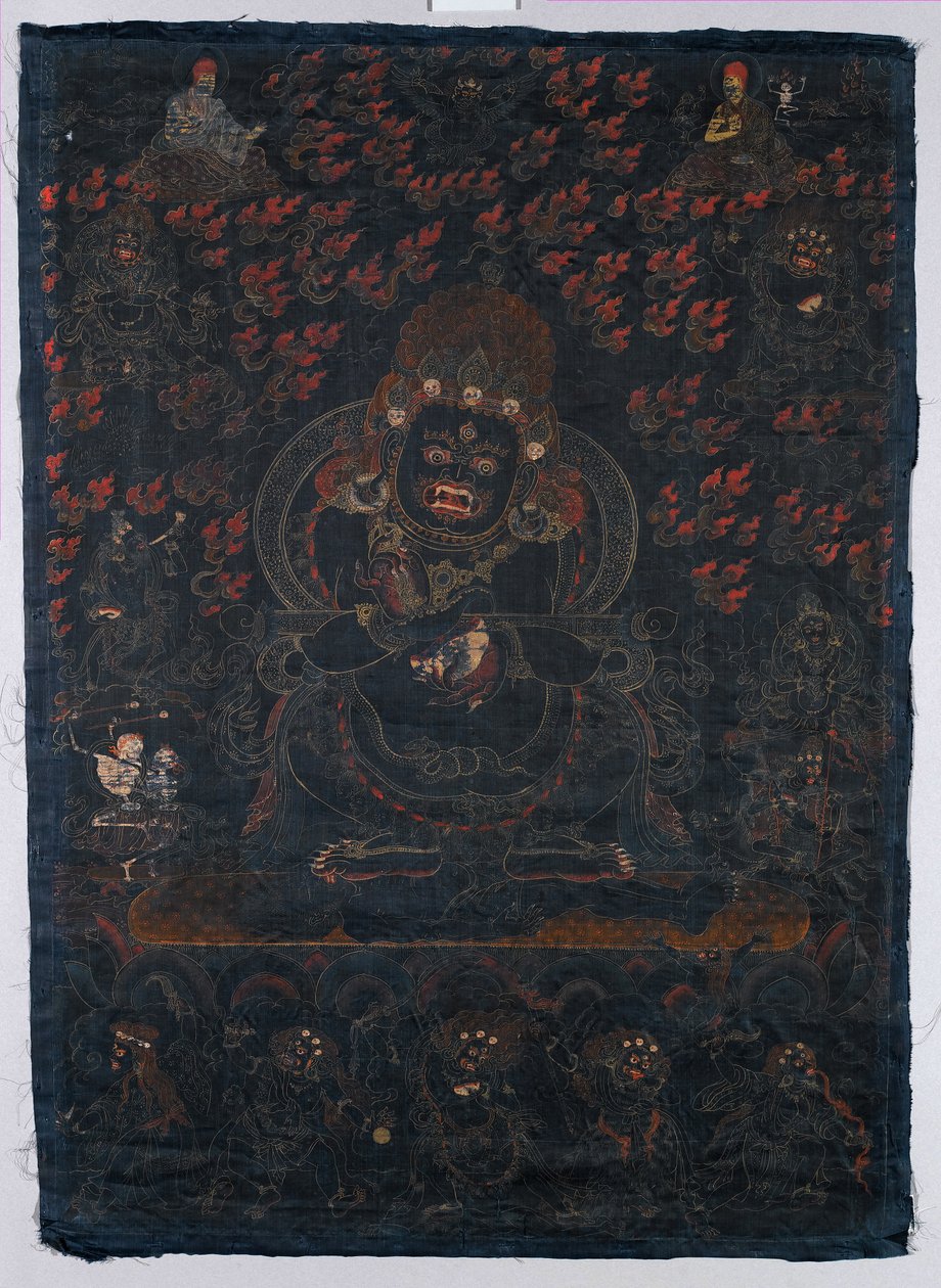Mahakala, a sátor védelmezője, Tibet. alkotó: Unknown
