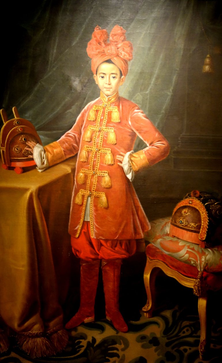 Cahn vietnami herceg XVI. Lajos francia udvarában, 1787 -ben alkotó: Unknown